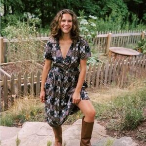 Christy Dawn “The Dawn” Dress in Harvest Patchwork